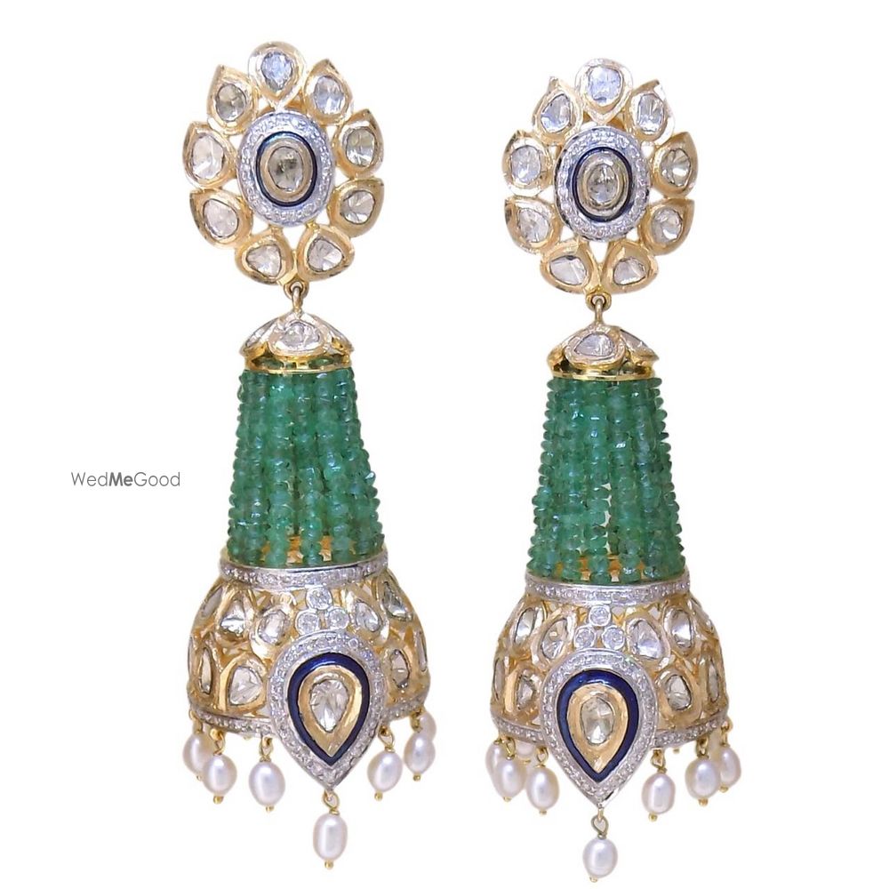 Photo From Polki Diamond Earrings  - By Jindels Gem and Jewellery