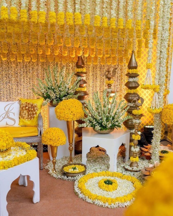 Photo From Haldi Decor - By One Point Weddings