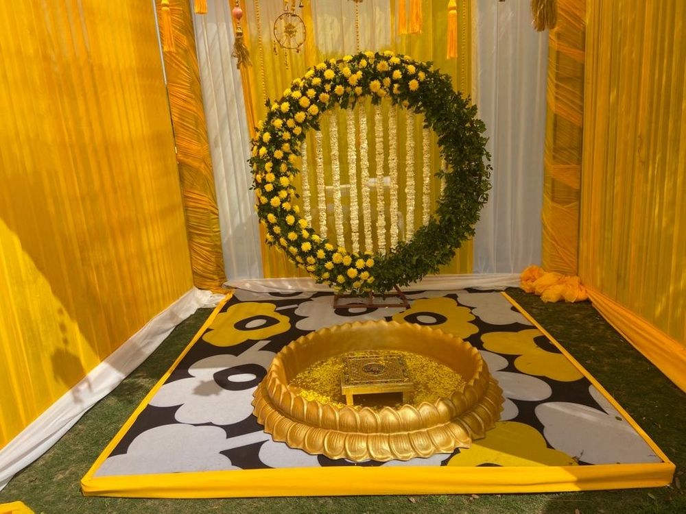 Photo From Haldi Decor - By One Point Weddings
