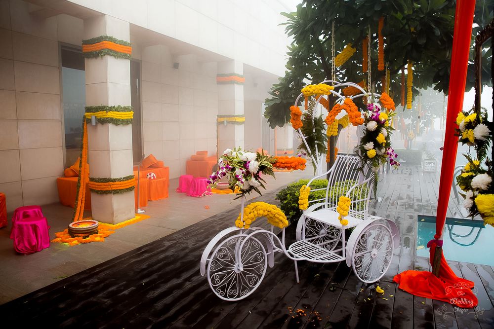 Photo of autorickshaw prop for mehendi