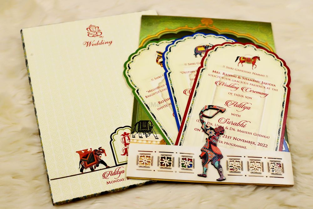 Photo From Premium elegant invites @150 & above - By Indera Printers