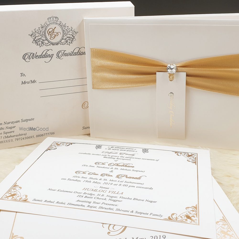 Photo From Premium elegant invites @150 & above - By Indera Printers