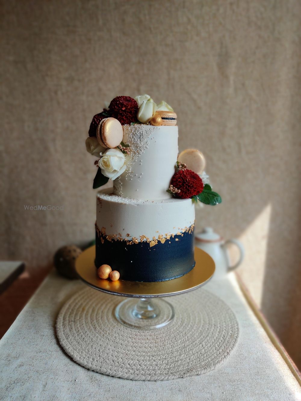 Photo From Belle Blue & White wedding cake - By Nicky's Cafe and Fine Pastries