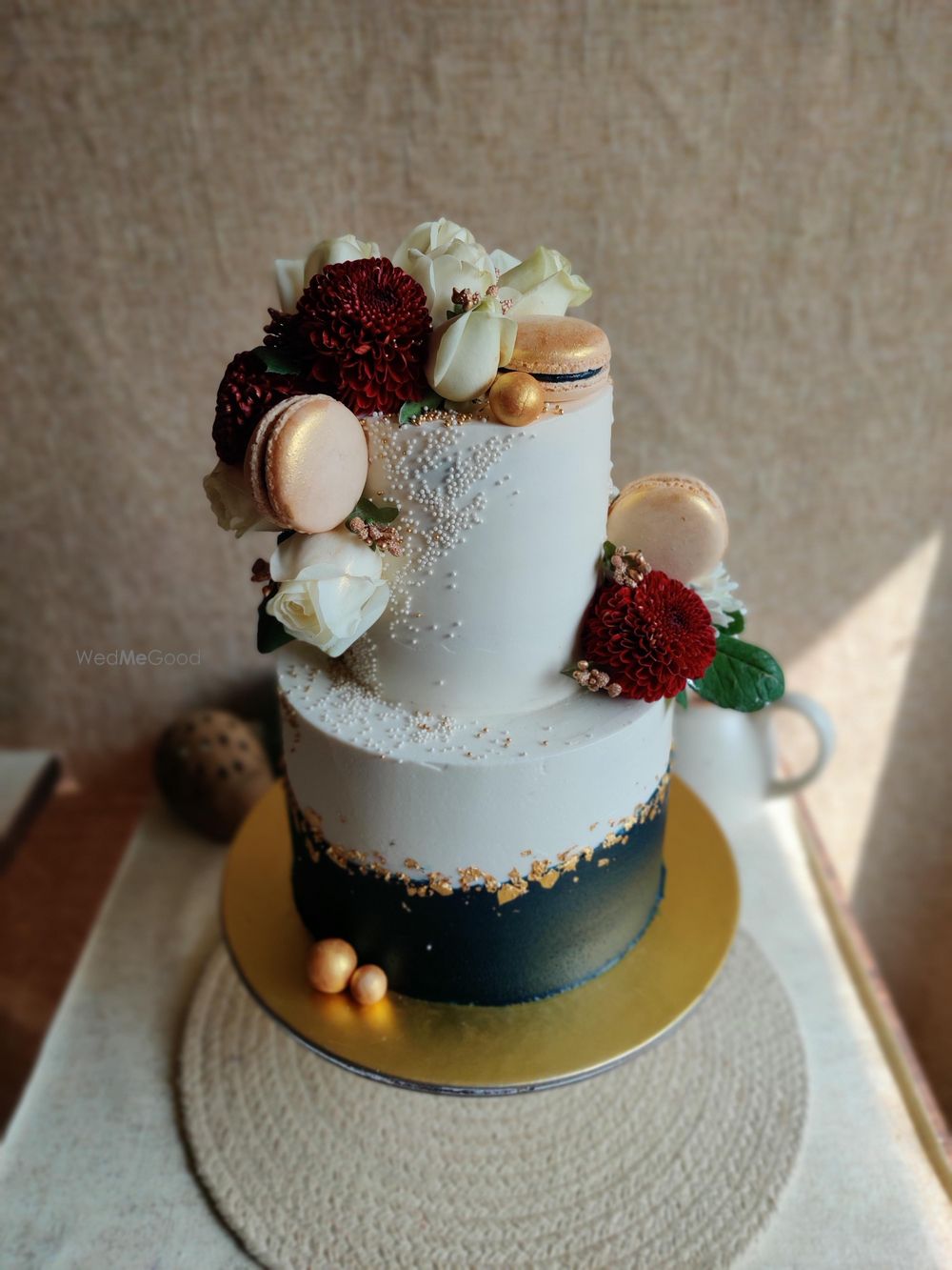 Photo From Belle Blue & White wedding cake - By Nicky's Cafe and Fine Pastries