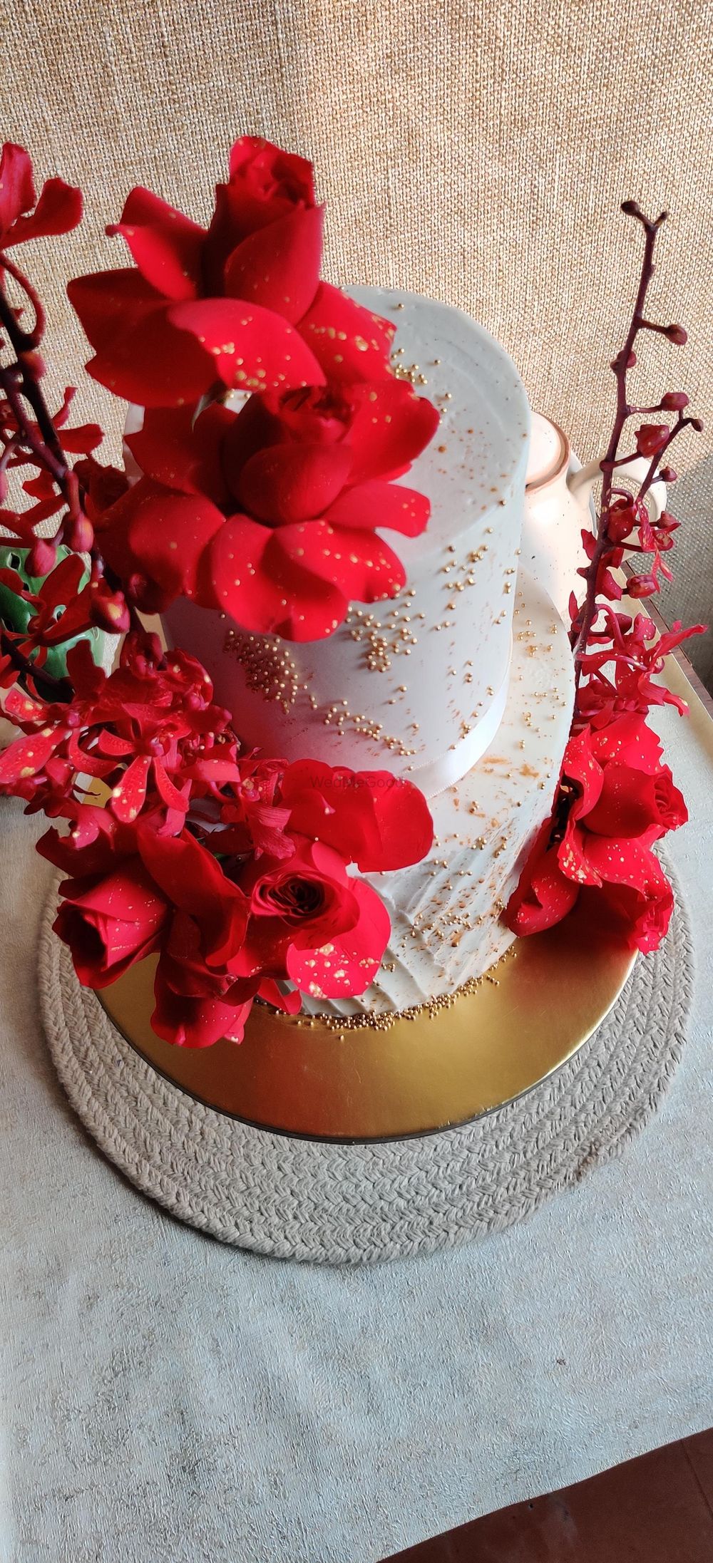 Photo From Mokara Orchid Wedding Cake - By Nicky's Cafe and Fine Pastries
