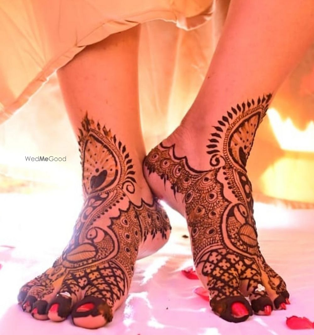 Photo From Bridal leg Mehandi Designs - By Neha Mehandi Art