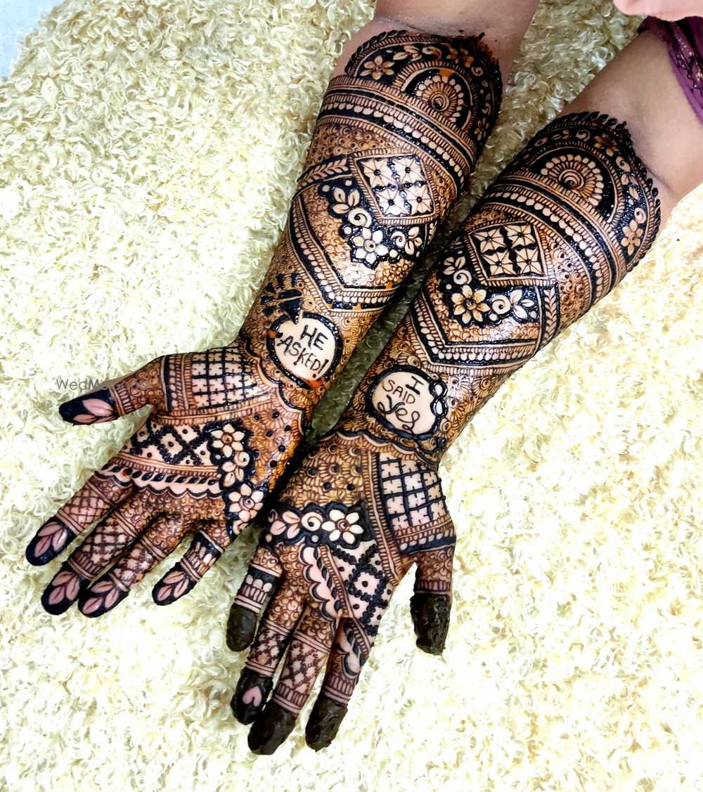 Photo From bridal henna - By The Red Flair Henna by Sherin