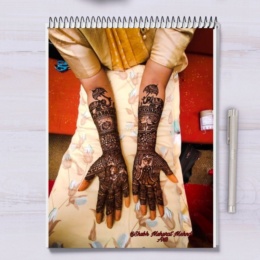 Photo From Finishing touches must be always done to give
the perfect look! - By Shubh Muhurat Mehendi Arts