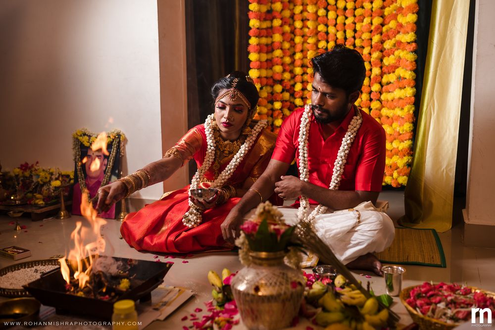 Photo From Veena & Ram - Intimate Home Wedding During Covid Times - By Rohan Mishra Photography