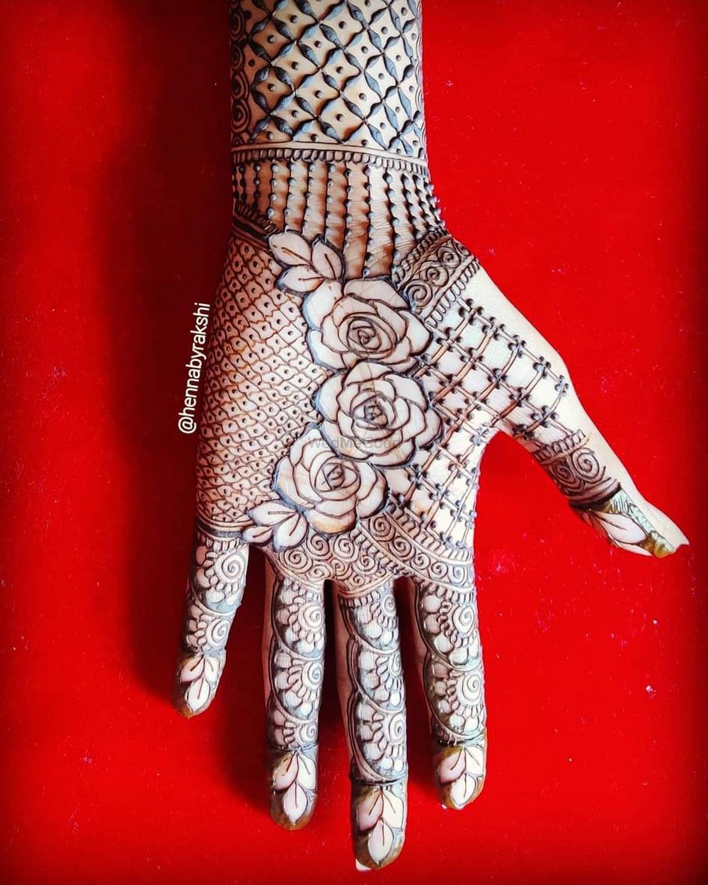 Photo From Pooja Poovanna's Bridal - By Henna by Rakshi