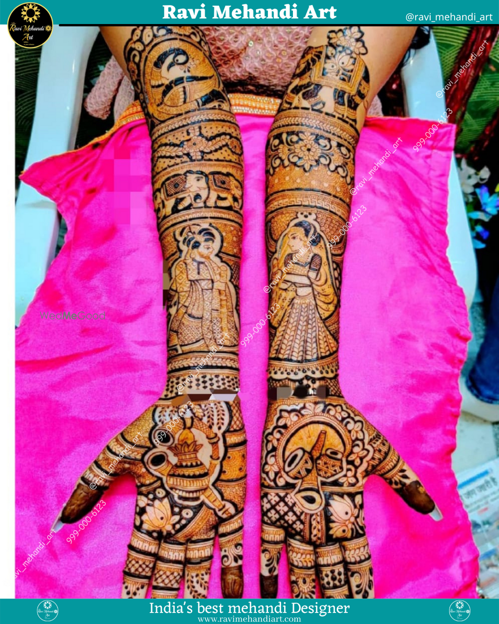 Photo From Bridal Mehandi - By Ravi Mehandi Art