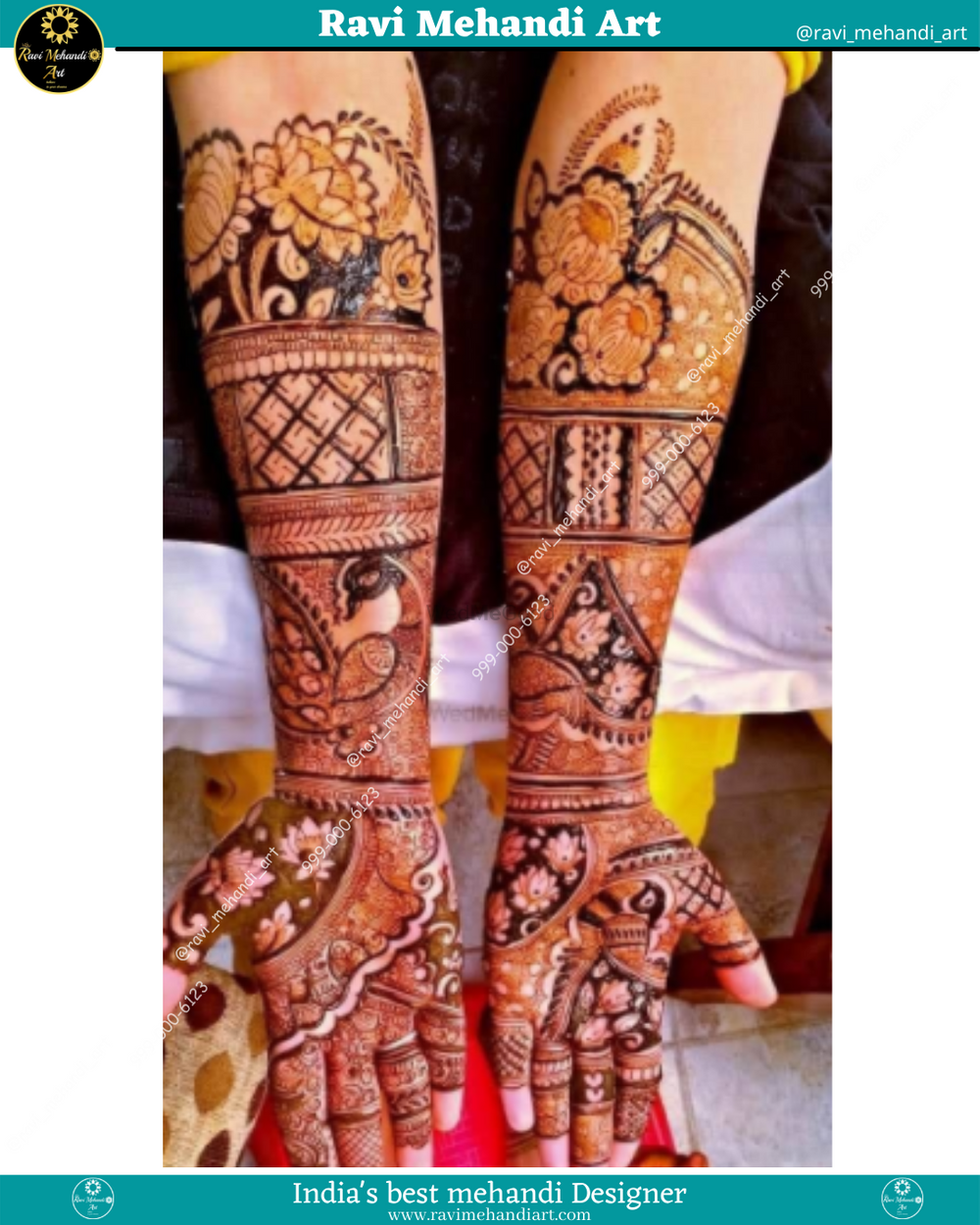 Photo From Bridal Mehandi - By Ravi Mehandi Art