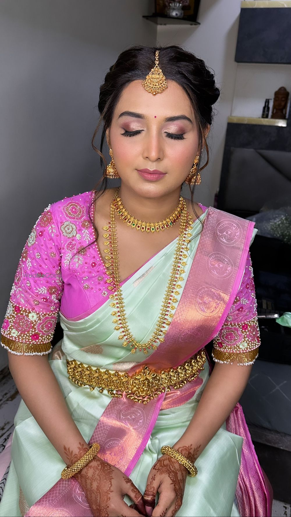 Photo From South Indian Wedding Bride - By Hair and Makeup by Shruthi