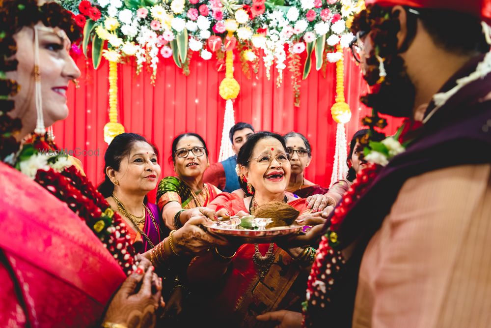 Photo From Maharashtrian Wedding ceremony of Courtney & Adwait - By KOMO Studios