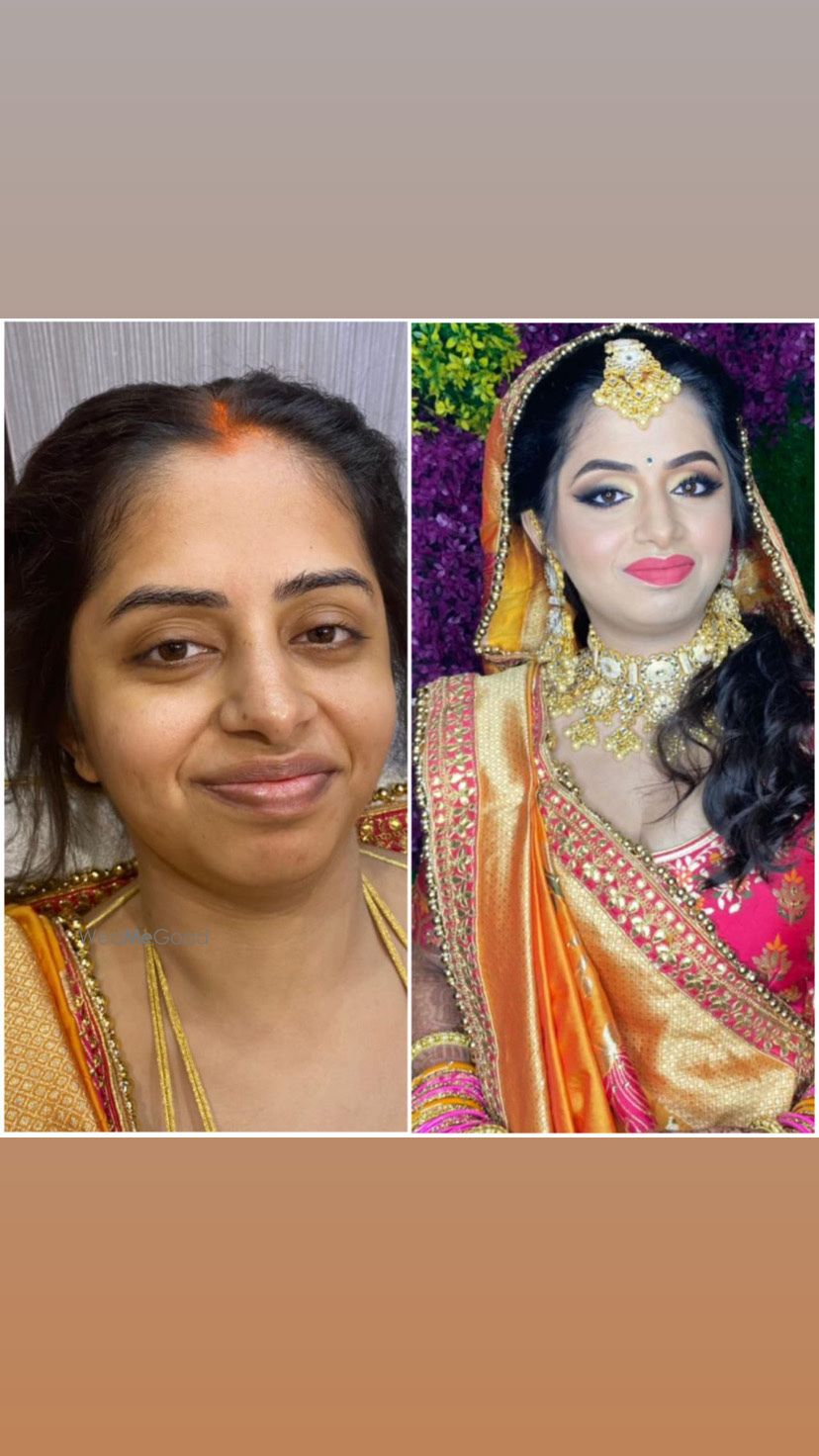 Photo From MAGIC OF MAKEUP (before & after )  - By Gleam By Divya