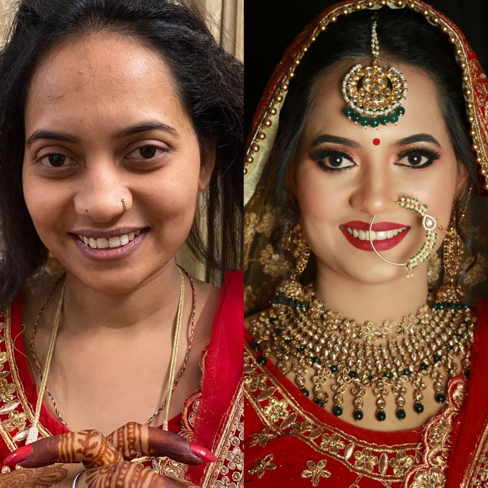 Photo From MAGIC OF MAKEUP (before & after )  - By Gleam By Divya