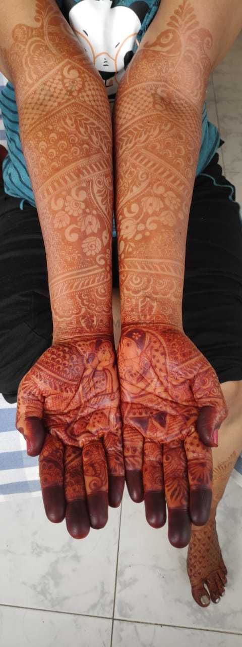 Photo From Sonali Bride Mehandi design - By Kapil Mehandi Artist