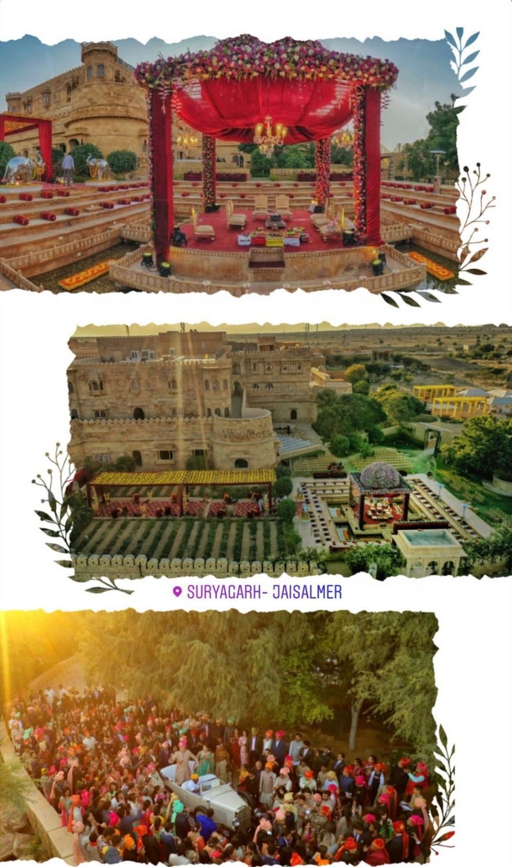 Photo From Suryagarh Jaisalmer Wedding decor - By Chirag Events and Entertainment
