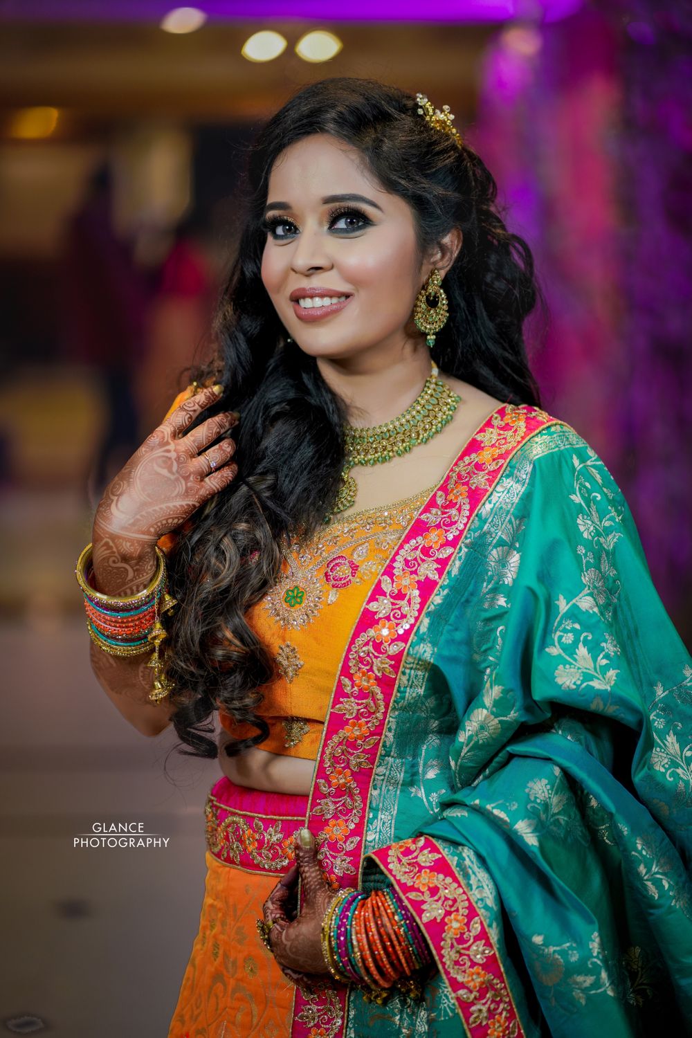 Photo From ENGAGEMENT BRIDE ANISHA - By Mehak Chopra Makeup Artist
