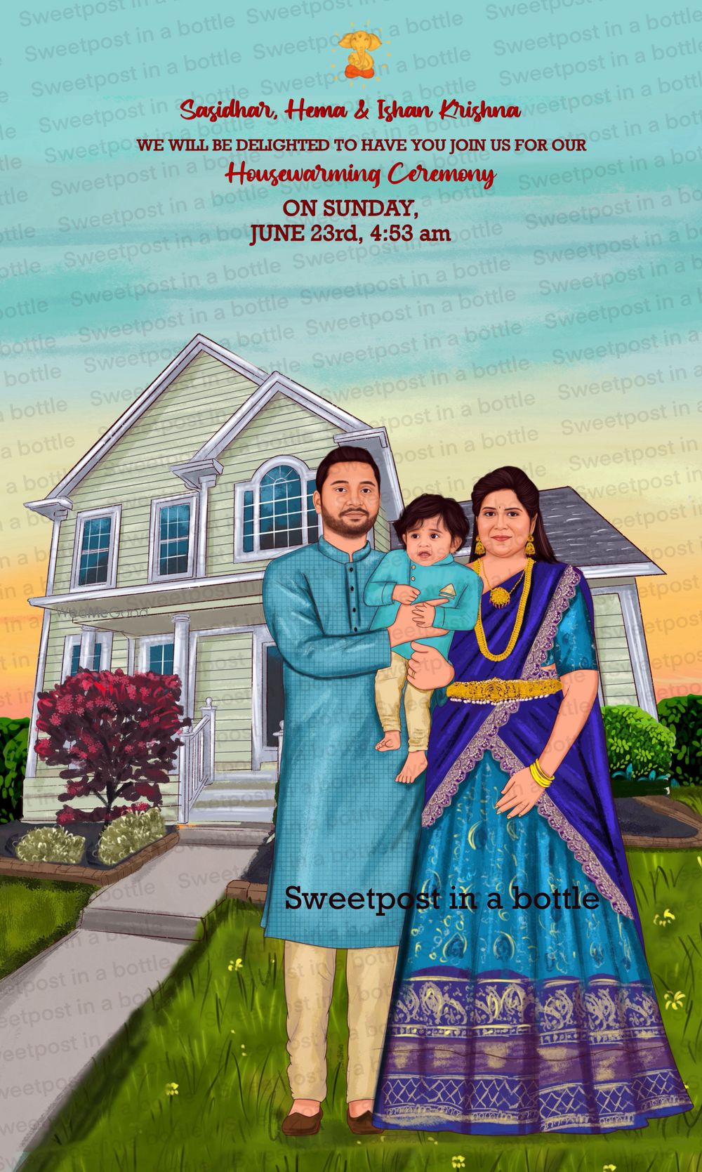 Photo From Caricature invitations - By Sweetpost in a Bottle
