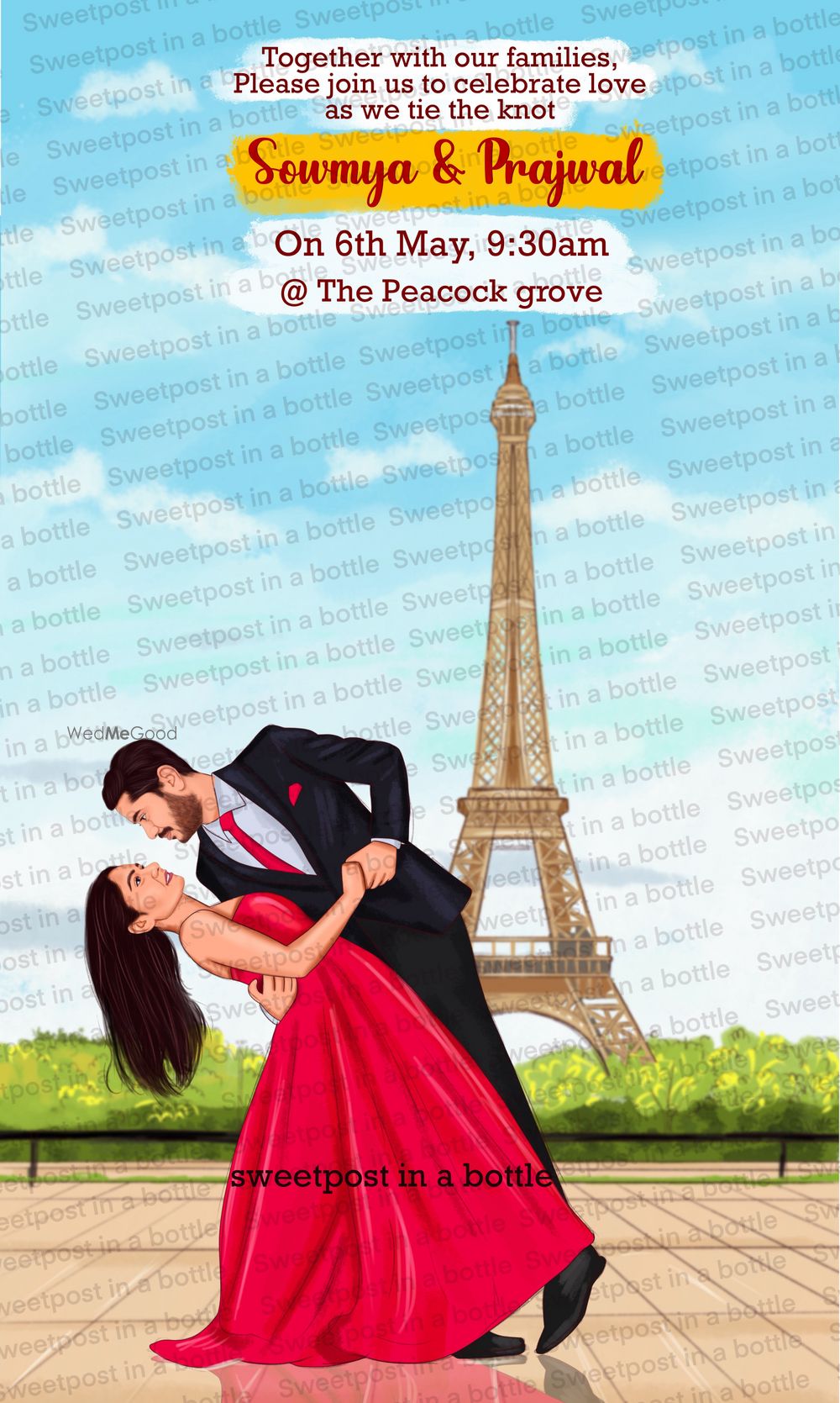 Photo From Caricature invitations - By Sweetpost in a Bottle