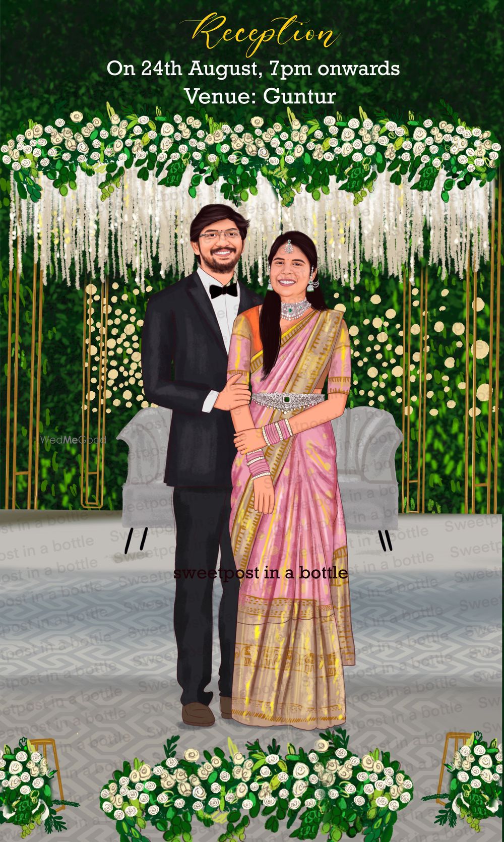Photo From Caricature invitations - By Sweetpost in a Bottle