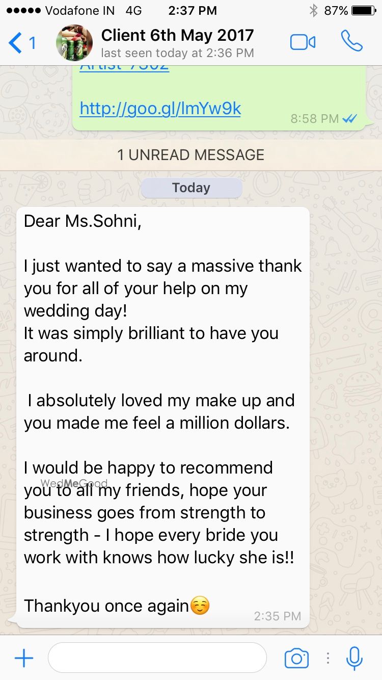 Photo From Client Reviews - By Sohni Juneja Makeup Artist