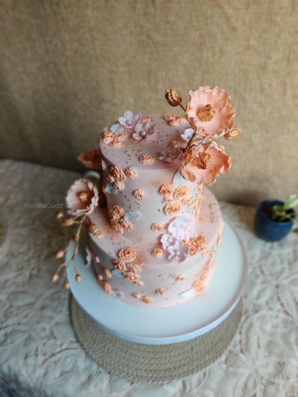 Photo From Florentine Floral Cake - By Nicky's Cafe and Fine Pastries