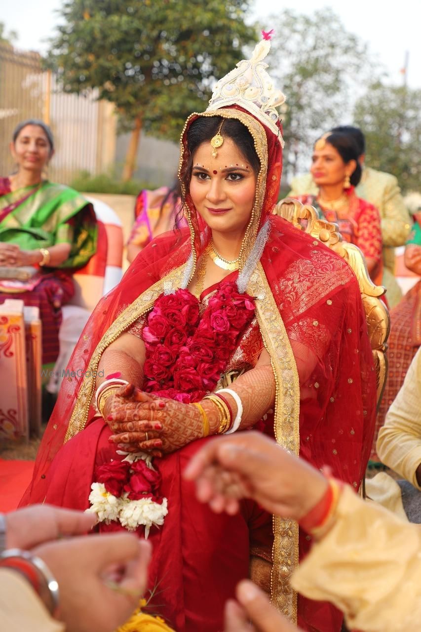 Photo From Radhikay Banerjee Bengali Bride - By Anubha Choudhary Makeup