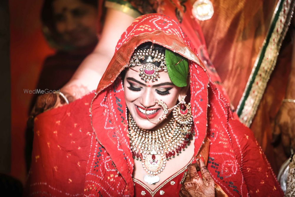 Photo From Nothing can dim the light that comes from within. Happy bride, beautiful bride. - By Makeovers by Anchal