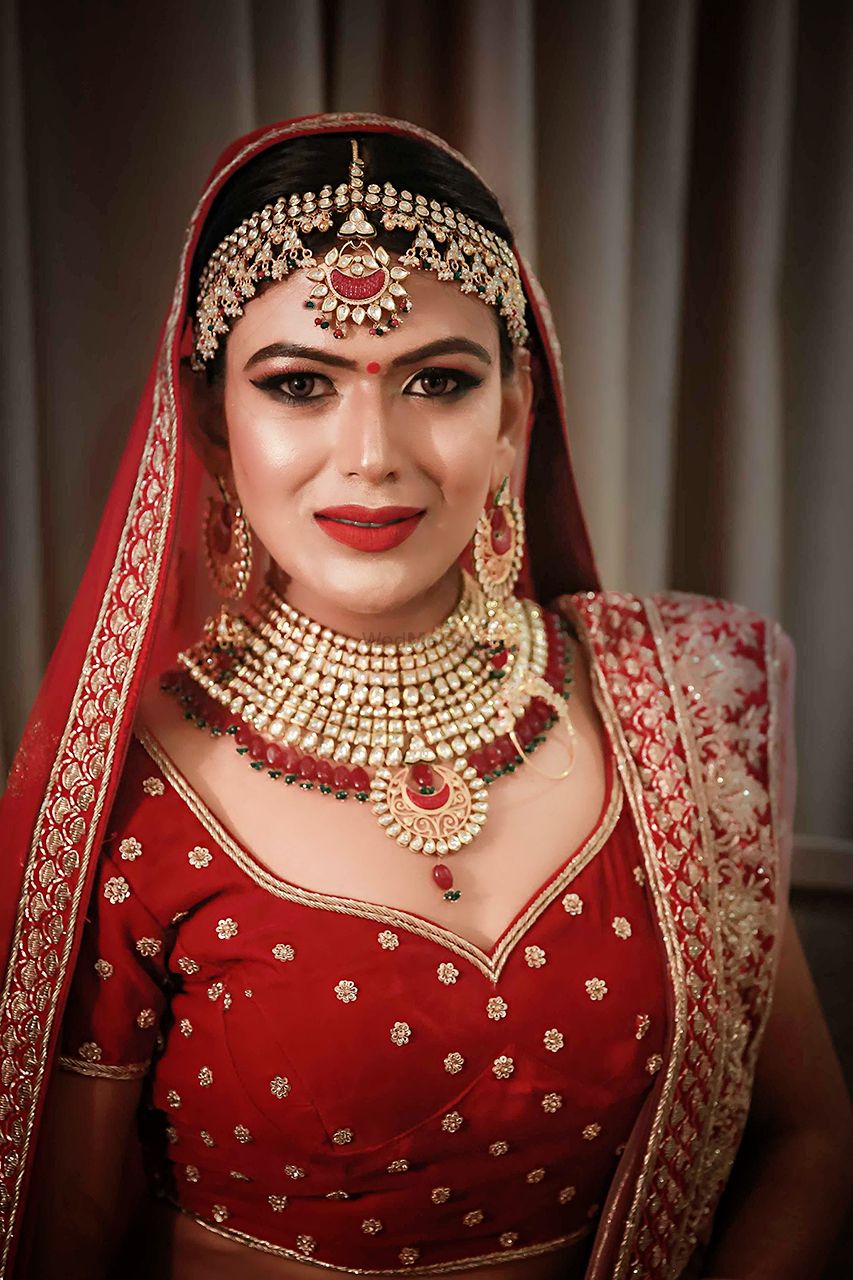 Photo From Nothing can dim the light that comes from within. Happy bride, beautiful bride. - By Makeovers by Anchal