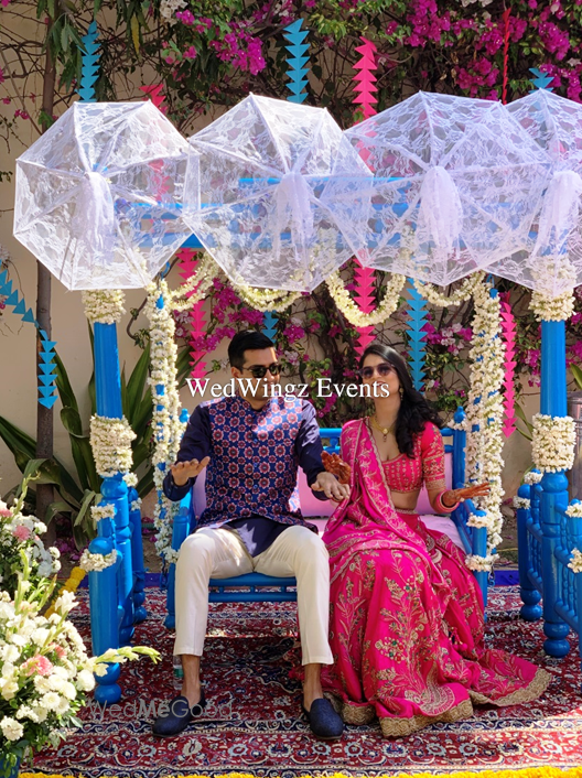 Photo From Kriti and Varun's Mehndi at The LaLiT Laxmi Vilas Palace - By WedWingz Events