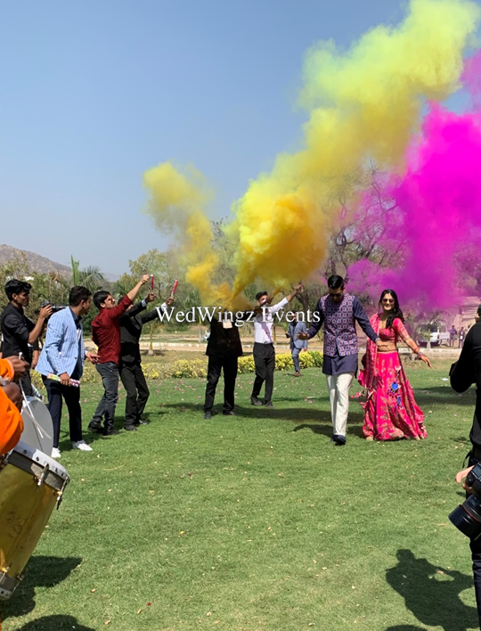 Photo From Kriti and Varun's Mehndi at The LaLiT Laxmi Vilas Palace - By WedWingz Events