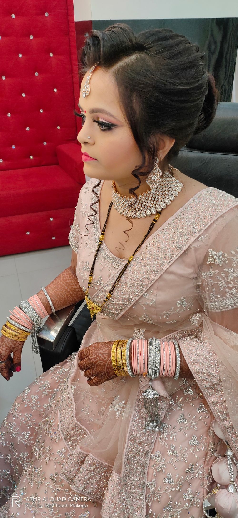 Photo From reception airbrush makeup - By Desi Touch Makeup Studio