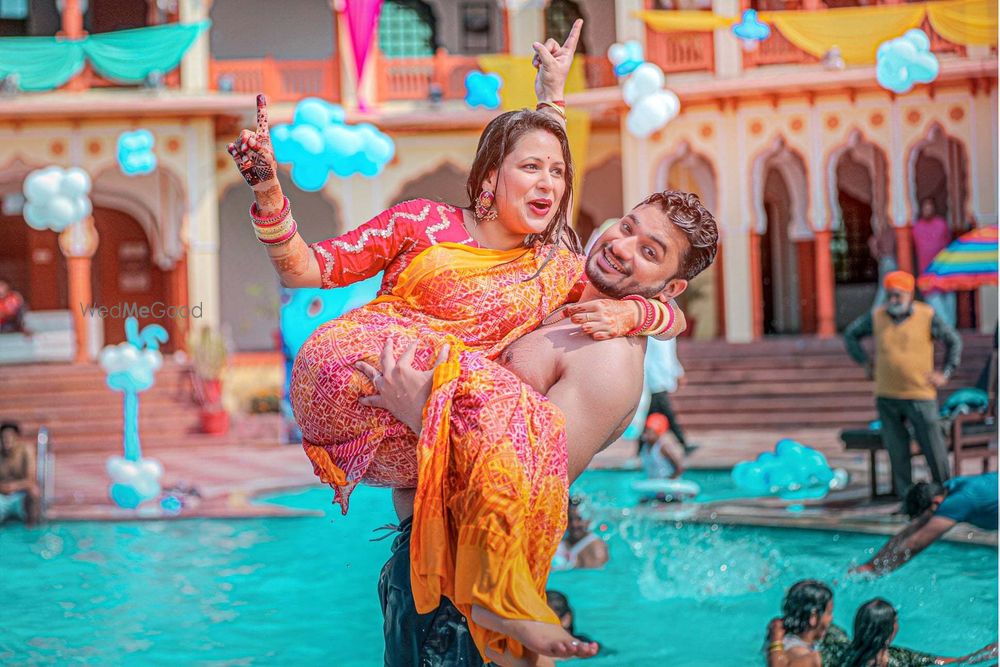 Photo From Saubhagaya & Kanachan Pool Party - By A One Wed Day Films