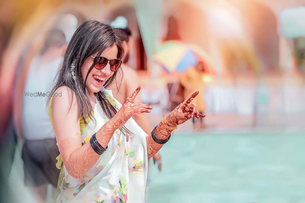 Photo From Saubhagaya & Kanachan Pool Party - By A One Wed Day Films