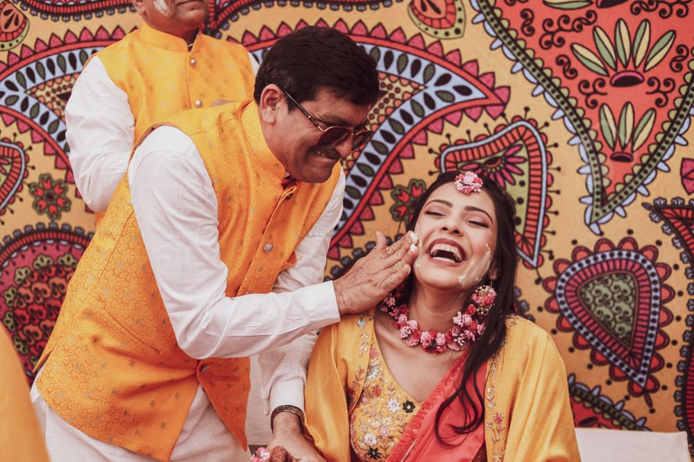 Photo of Cute picture from haldi ceremony