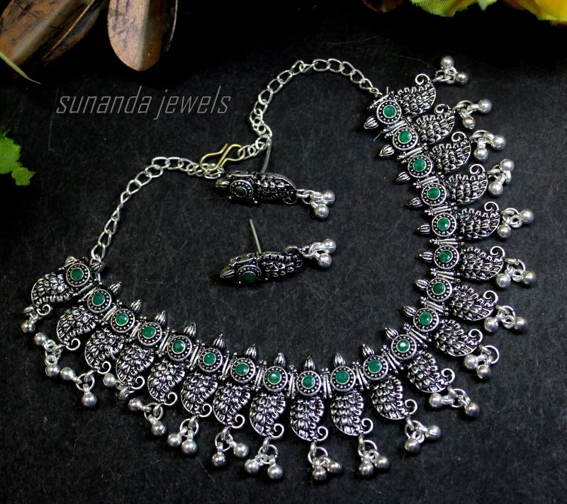 Photo From Oxidised and silver jewellery - By Sunanda Jewel's