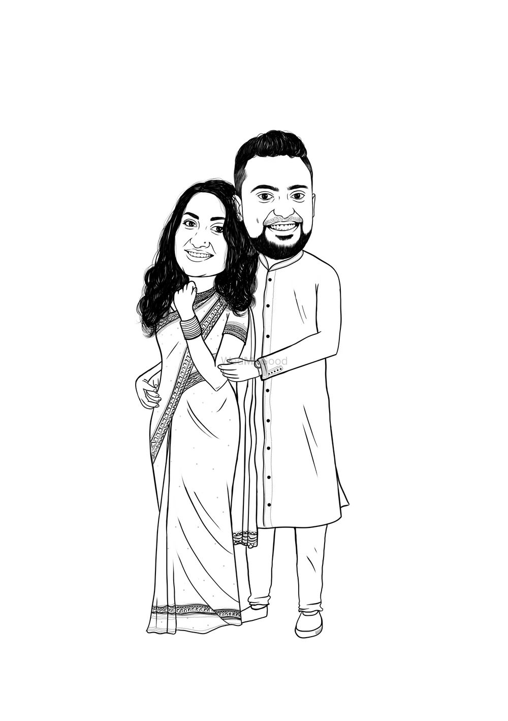 Photo From Couple Caricature  - By Kraft Wedding Cards