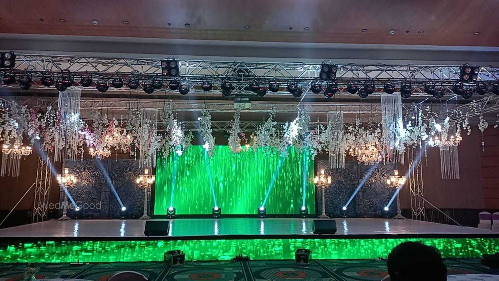 Photo From LED Dazzling Sangeet - Dec 2020 - Marriott Convention - By Eventina Decors