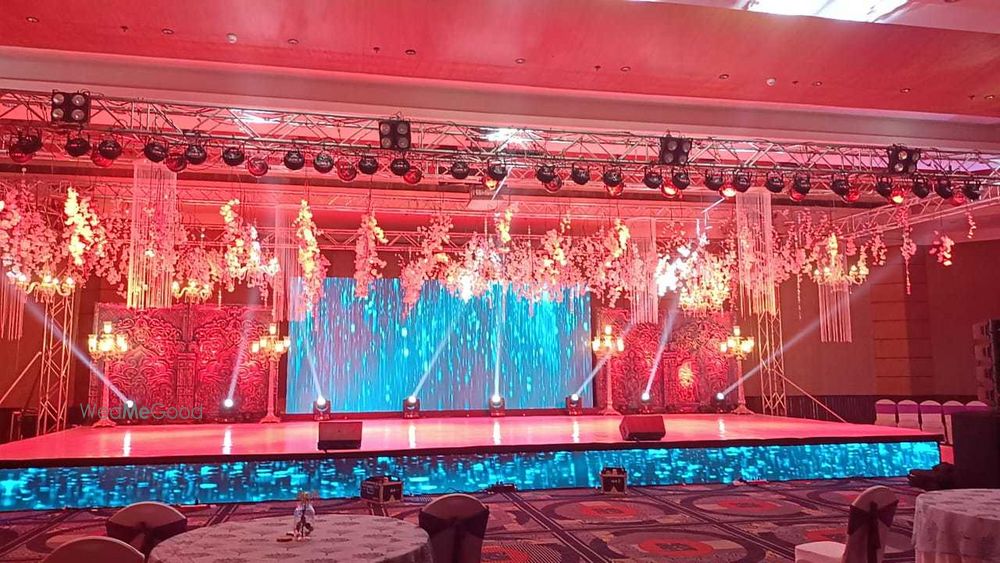 Photo From LED Dazzling Sangeet - Dec 2020 - Marriott Convention - By Eventina Decors