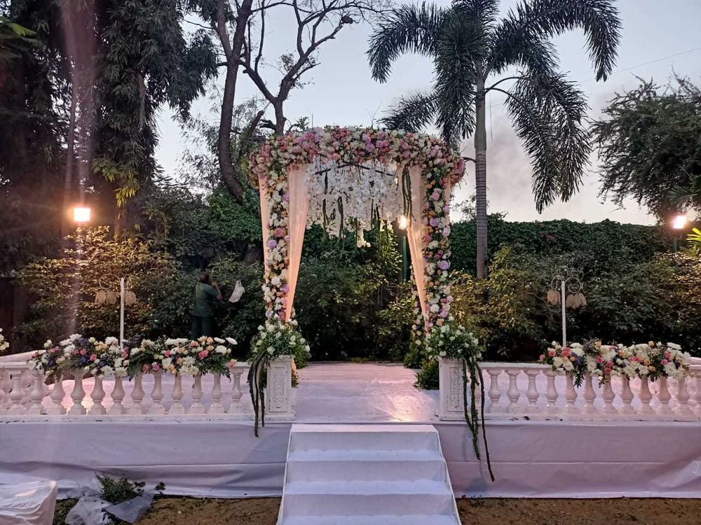 Photo From Pastel Elegant Wedding Mandap - Dec 2020 - Hotel Taj Banjara - By Eventina Decors