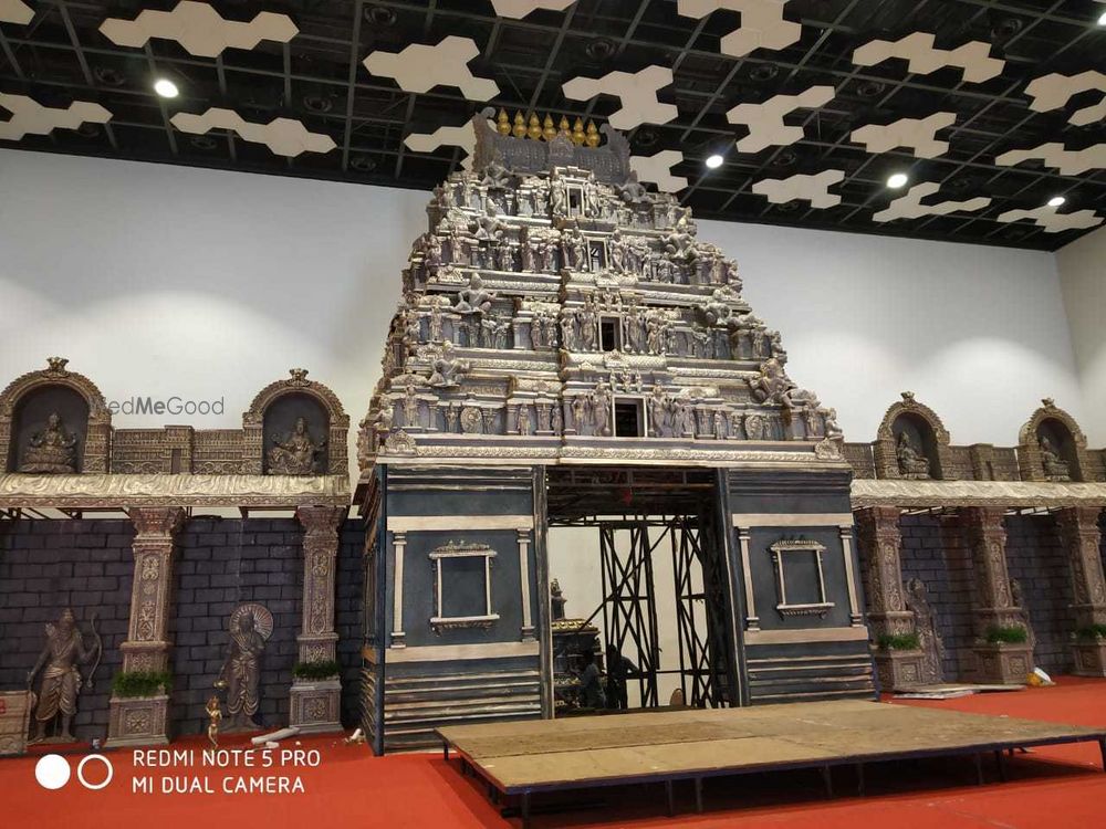 Photo From The Gigantic Tirumala Temple Dashavataram Decor - Wedding C K Convention - By Eventina Decors