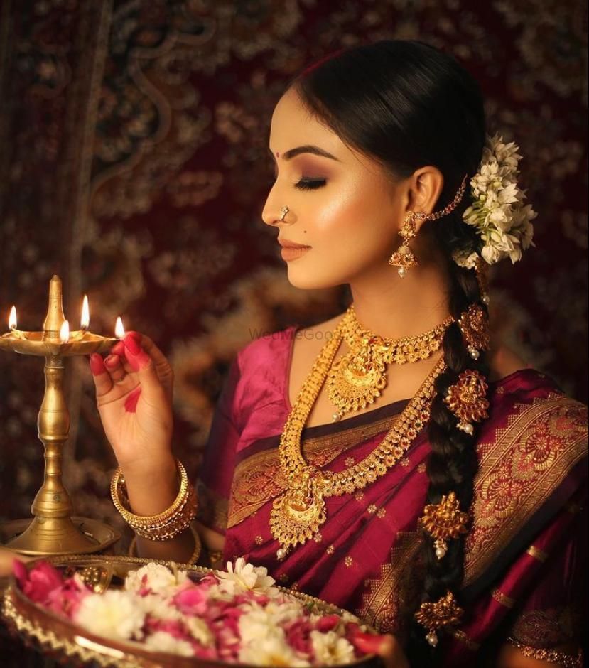 Photo From South Indian Brides - By Kaavya n Makeoverss