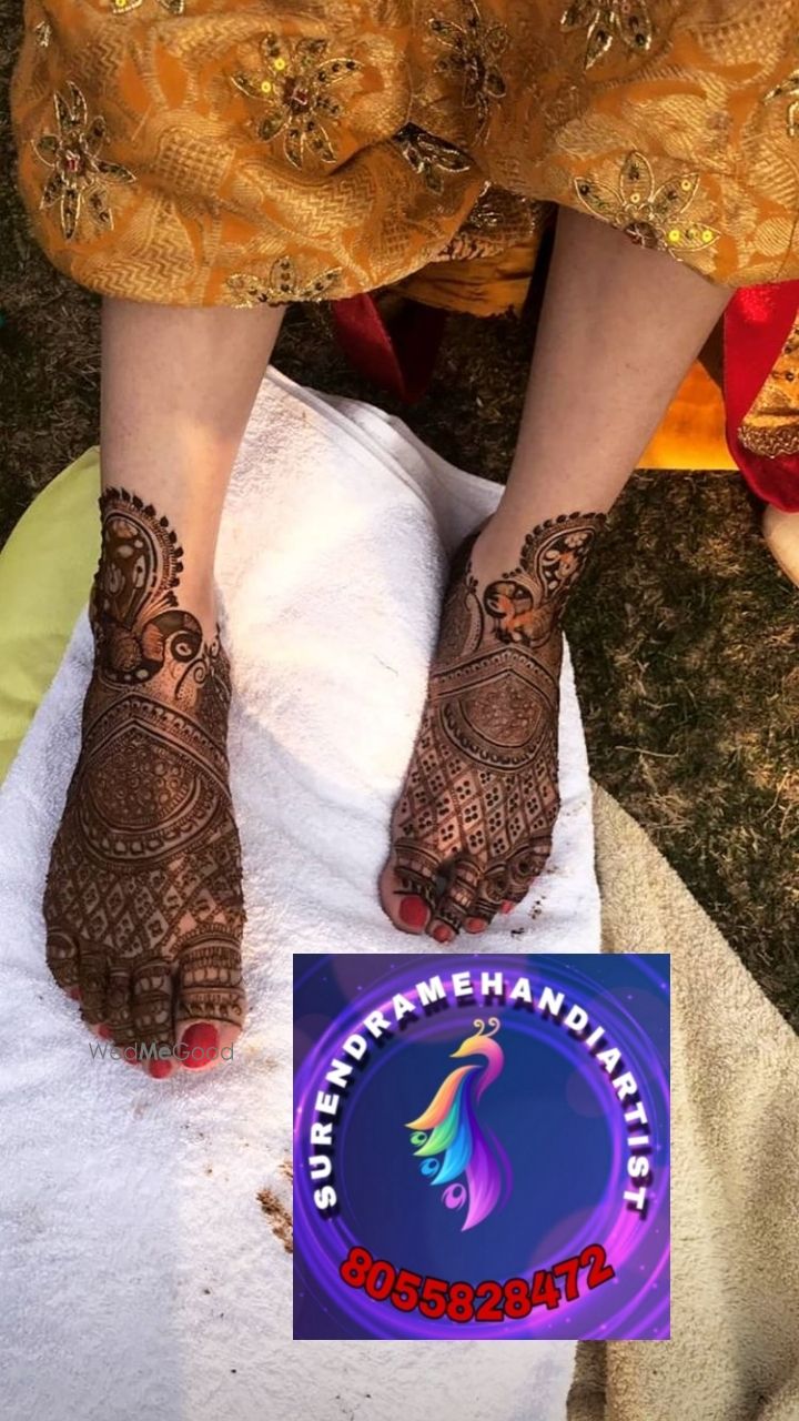 Photo From Bridal Mehendi  And portrait mehendi - By Surendra Mehandi Artist