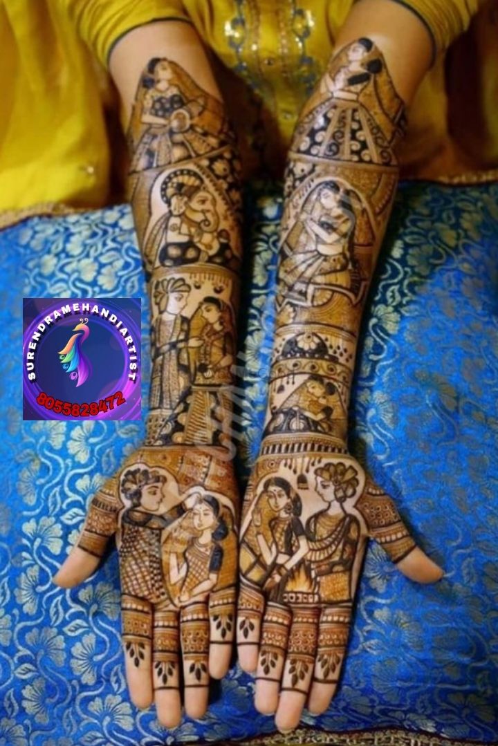Photo From Bridal Mehendi  And portrait mehendi - By Surendra Mehandi Artist