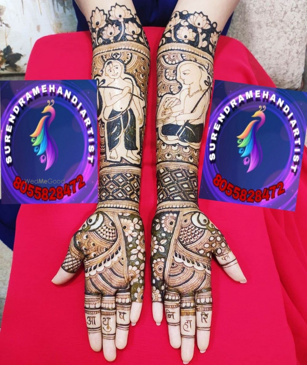 Photo From Bridal Mehendi  And portrait mehendi - By Surendra Mehandi Artist