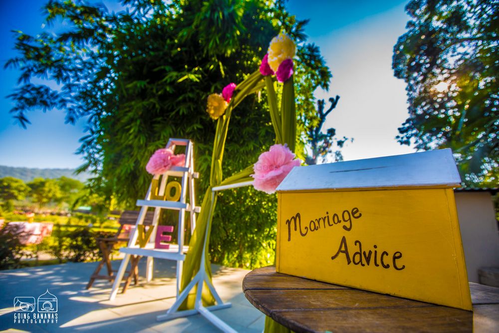 Photo of Marriage advice for couple by the guests