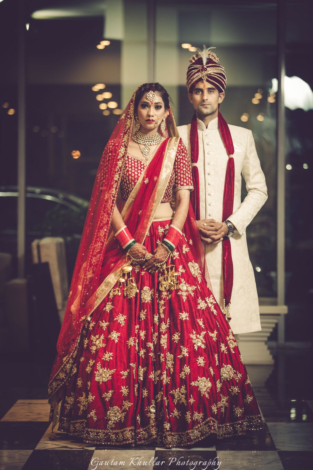 Red Bridal Lehenga Photo red silk lehenga