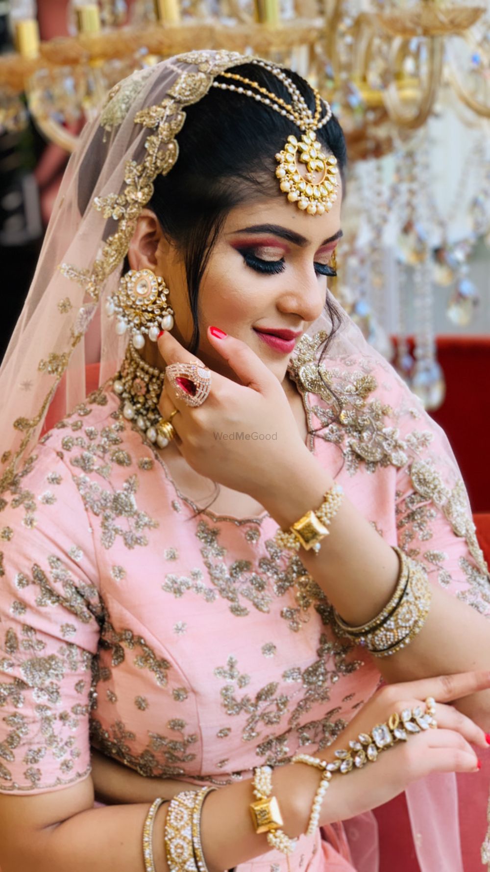 Photo From Seema’s engagement make up  - By Makeup by Stuti